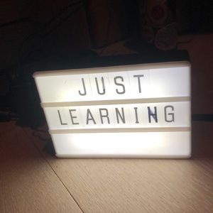 LIGHT BOARD WITH CUSTOMIZABLE LETTERS!